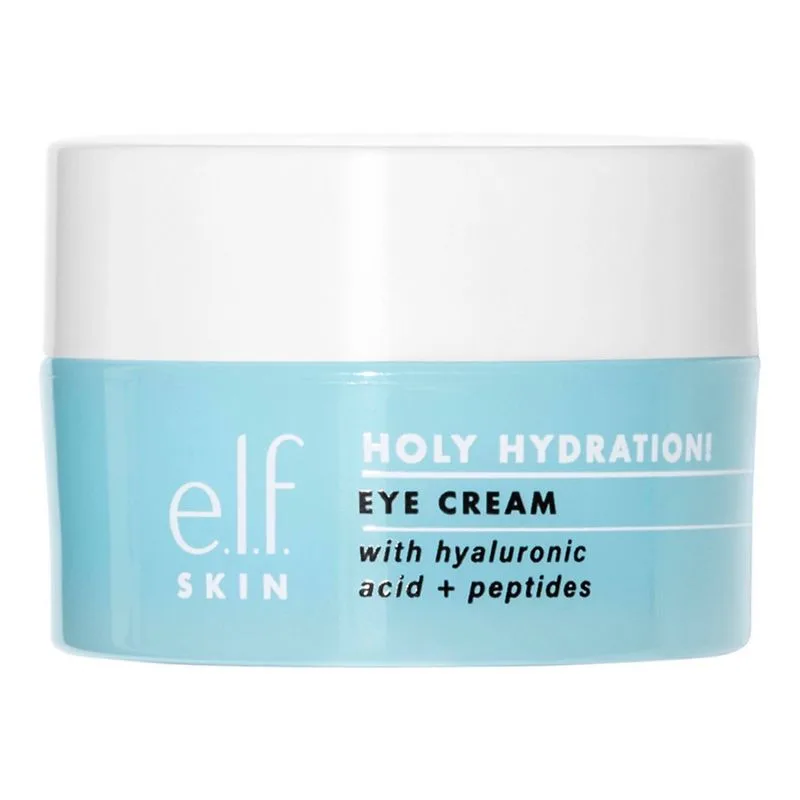 e.l.f. Holy Hydration! Eye Cream best budget skincare for oily skin.
